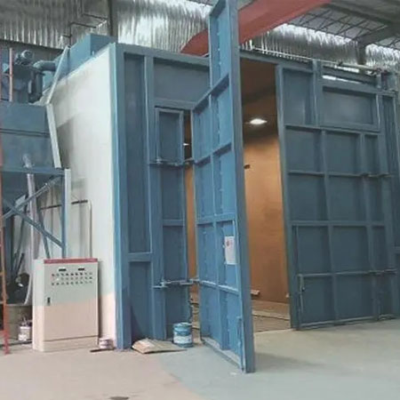 神农架喷砂房设计与配置要点，大型工件处理必看