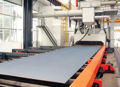 神农架大型全自动输送式喷砂机应用分析