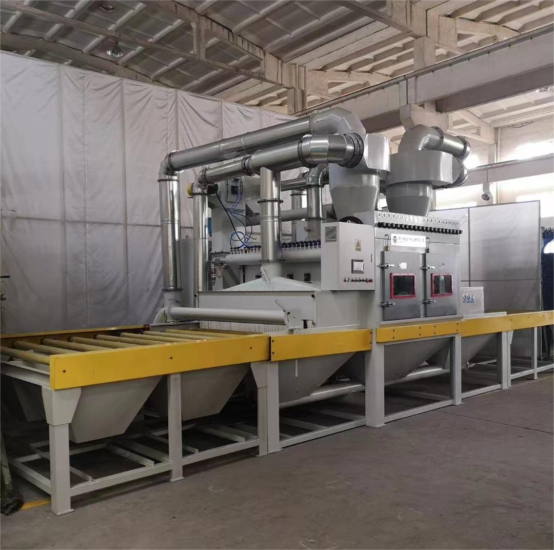 神农架抛丸机跑砂是什么原因