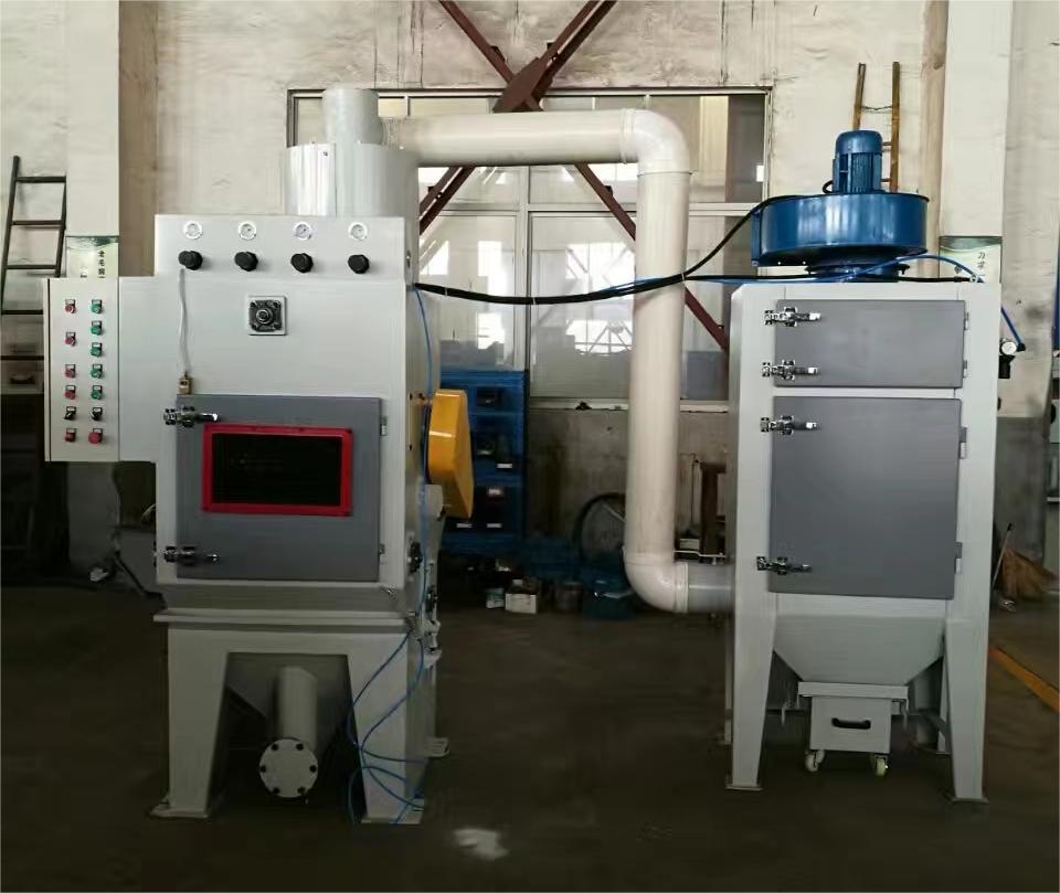 神农架中小型零件履带式自动喷砂机高效清洁省时省力