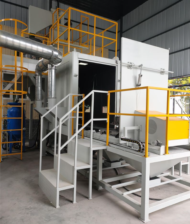 神农架全自动喷砂机 实现无人化高效生产