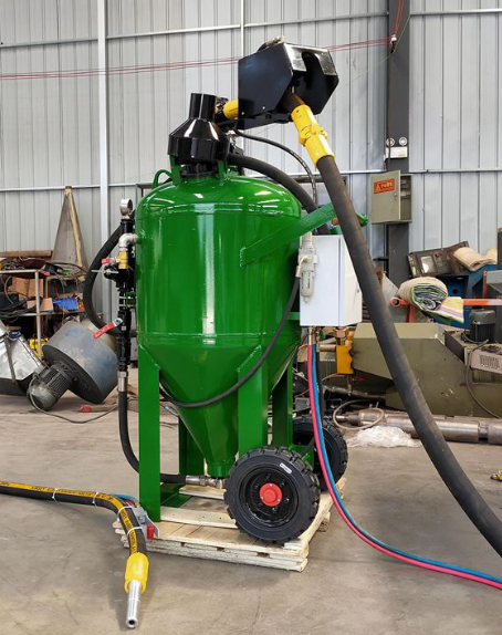 神农架移动式喷砂机 户外施工效率翻倍